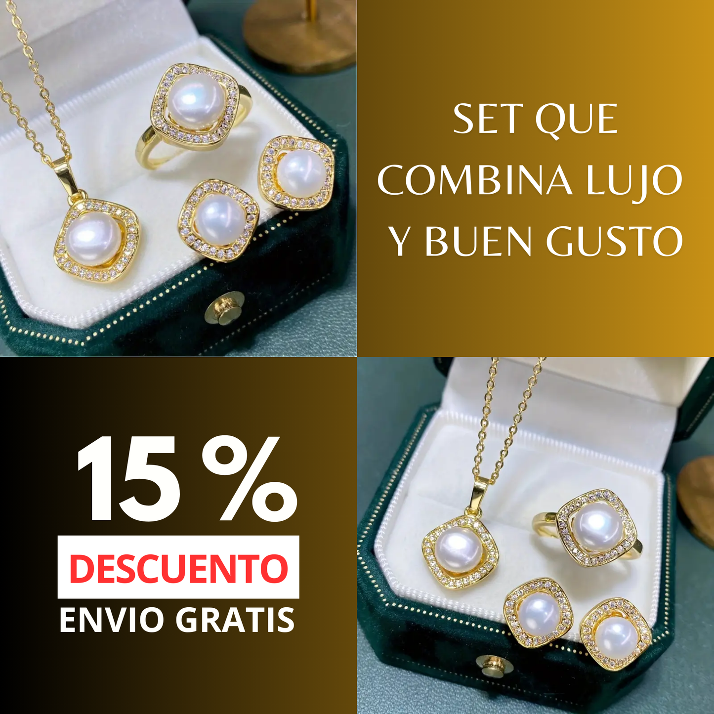 SET 3 PIEZAS ACCESORIOS