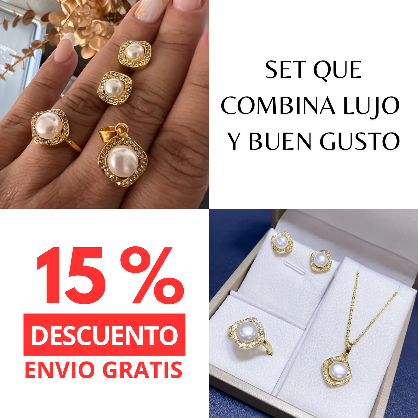 SET 3 PIEZAS ACCESORIOS