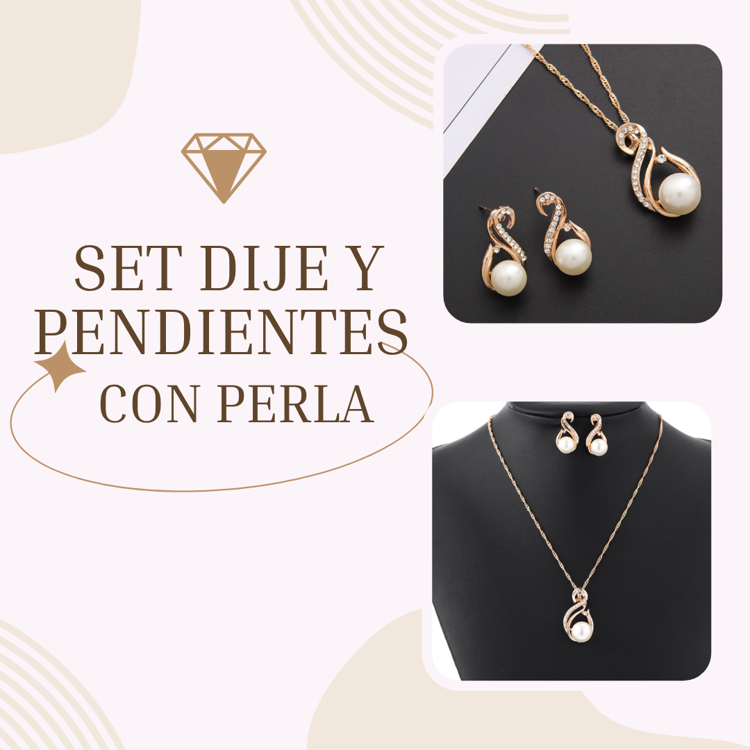 Set Dije Y Pendientes