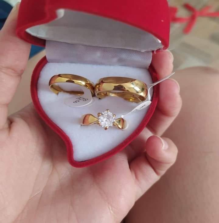 Argollas Clásicas 3 Unidades Oro Laminado 18K