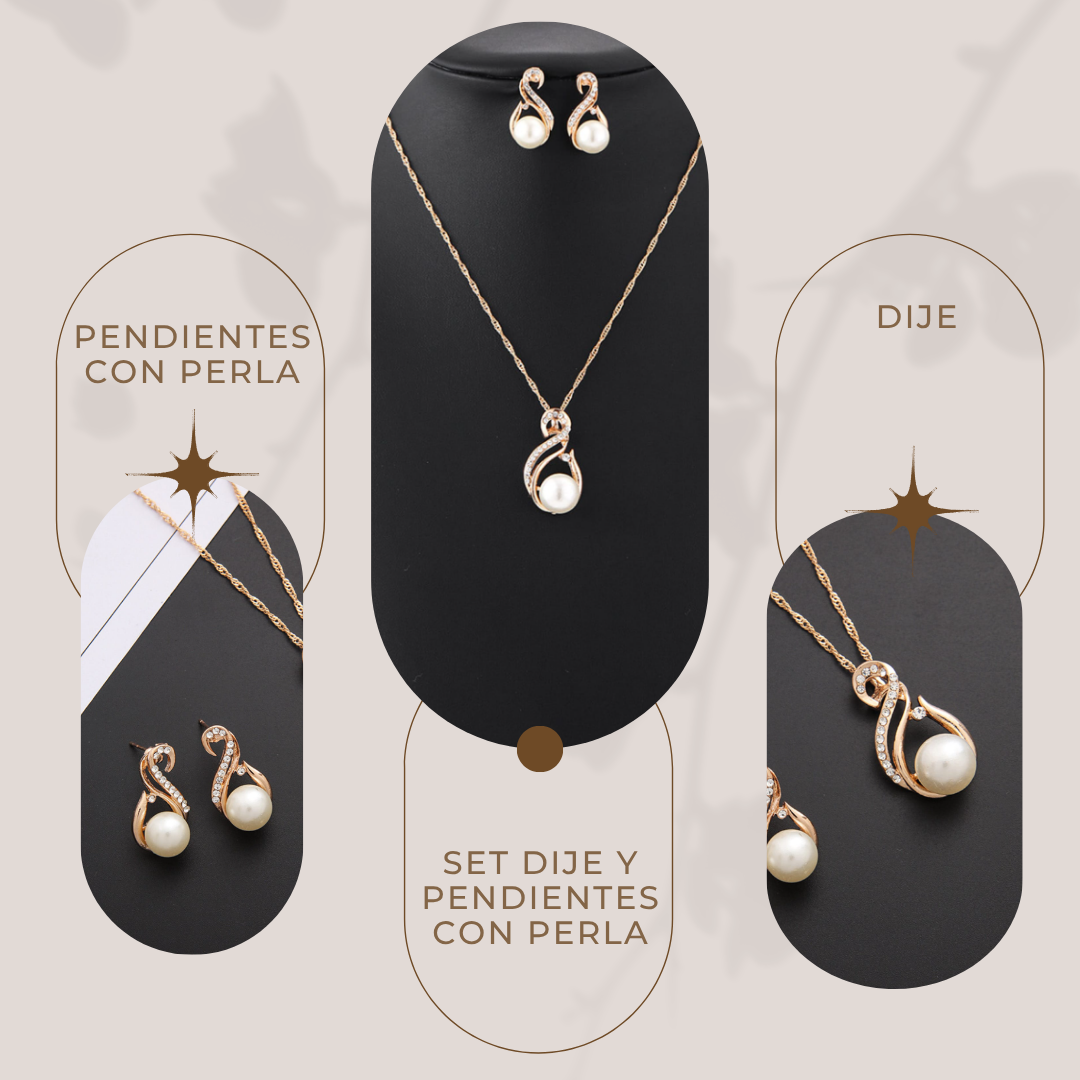 Set Dije Y Pendientes