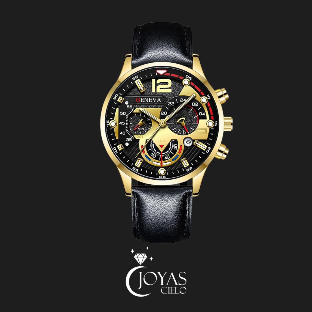 Combo reloj, pulsera, collar y anillo