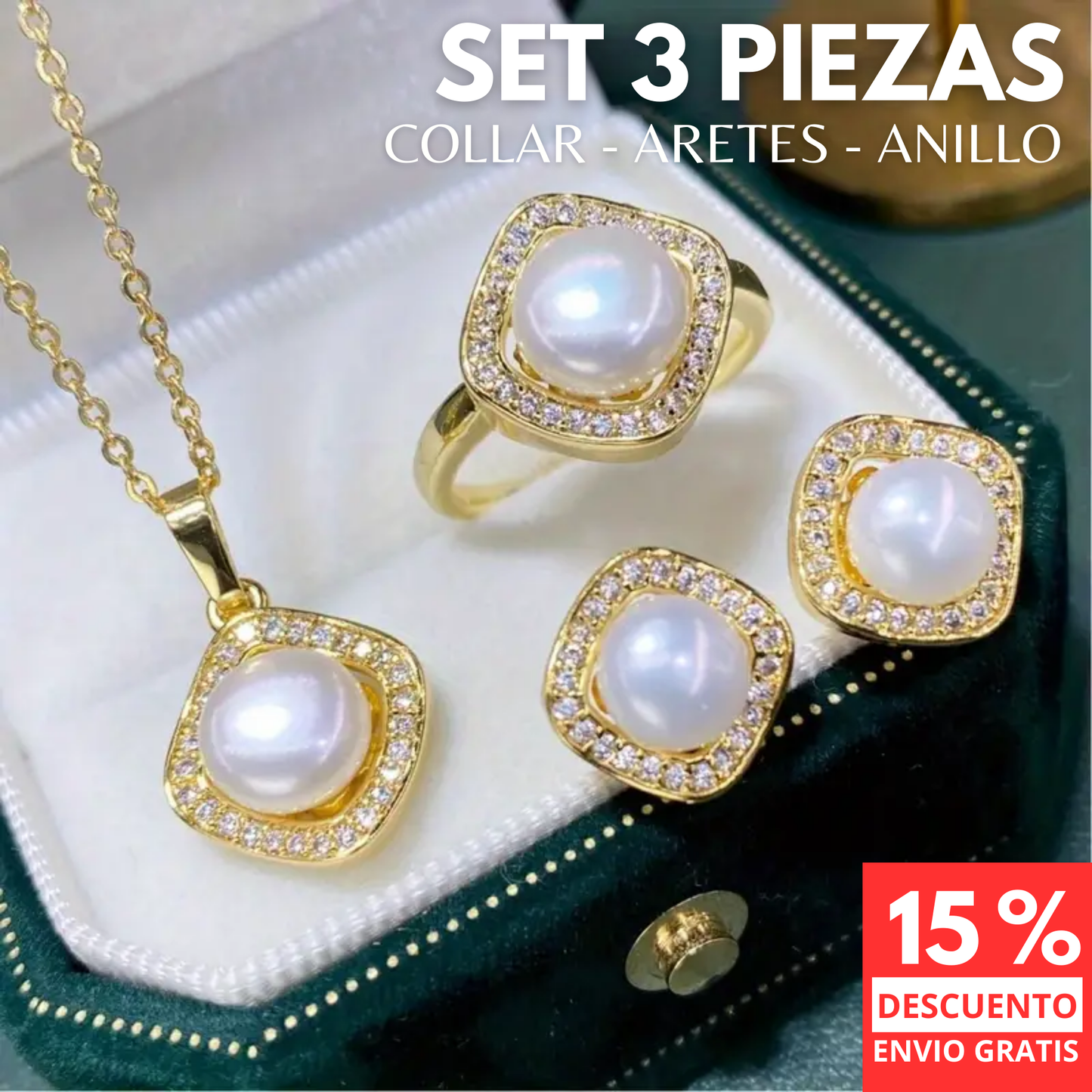 SET 3 PIEZAS ACCESORIOS