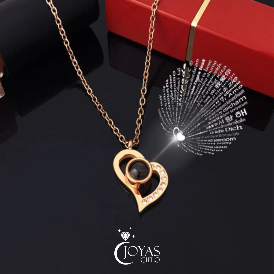 Collar Magico Te Amo En 100 Idiomas