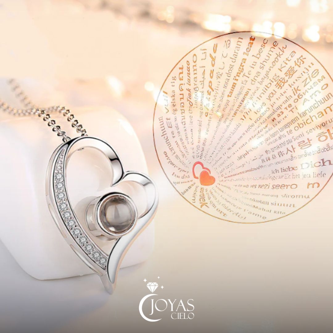 Collar Magico Te Amo En 100 Idiomas