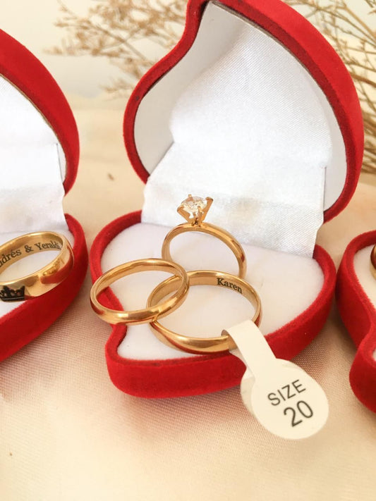 Trio del amor, personaliza con tu nombre, frase o fecha especial (GRATIS)