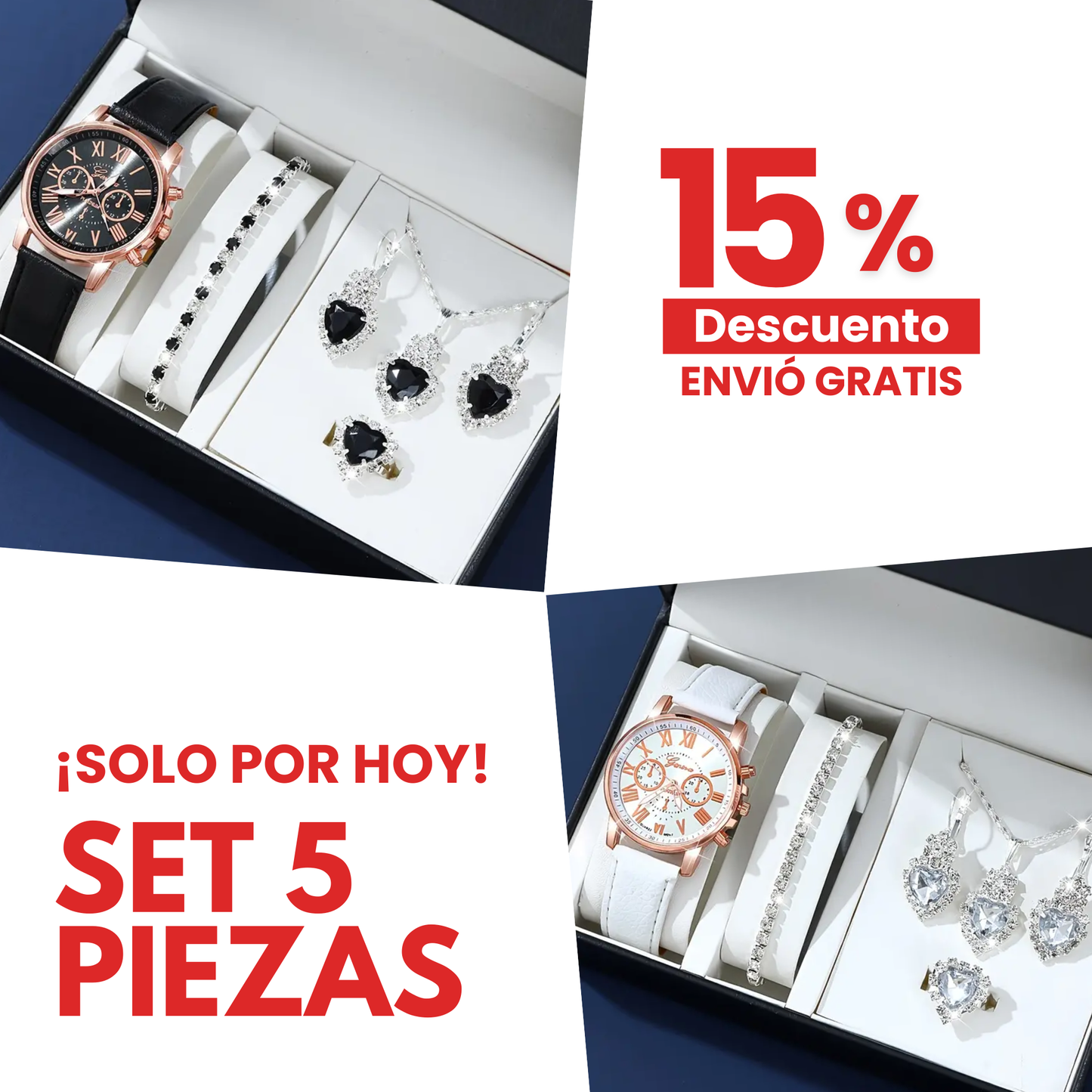 SET 5 PIEZAS ACCESORIOS
