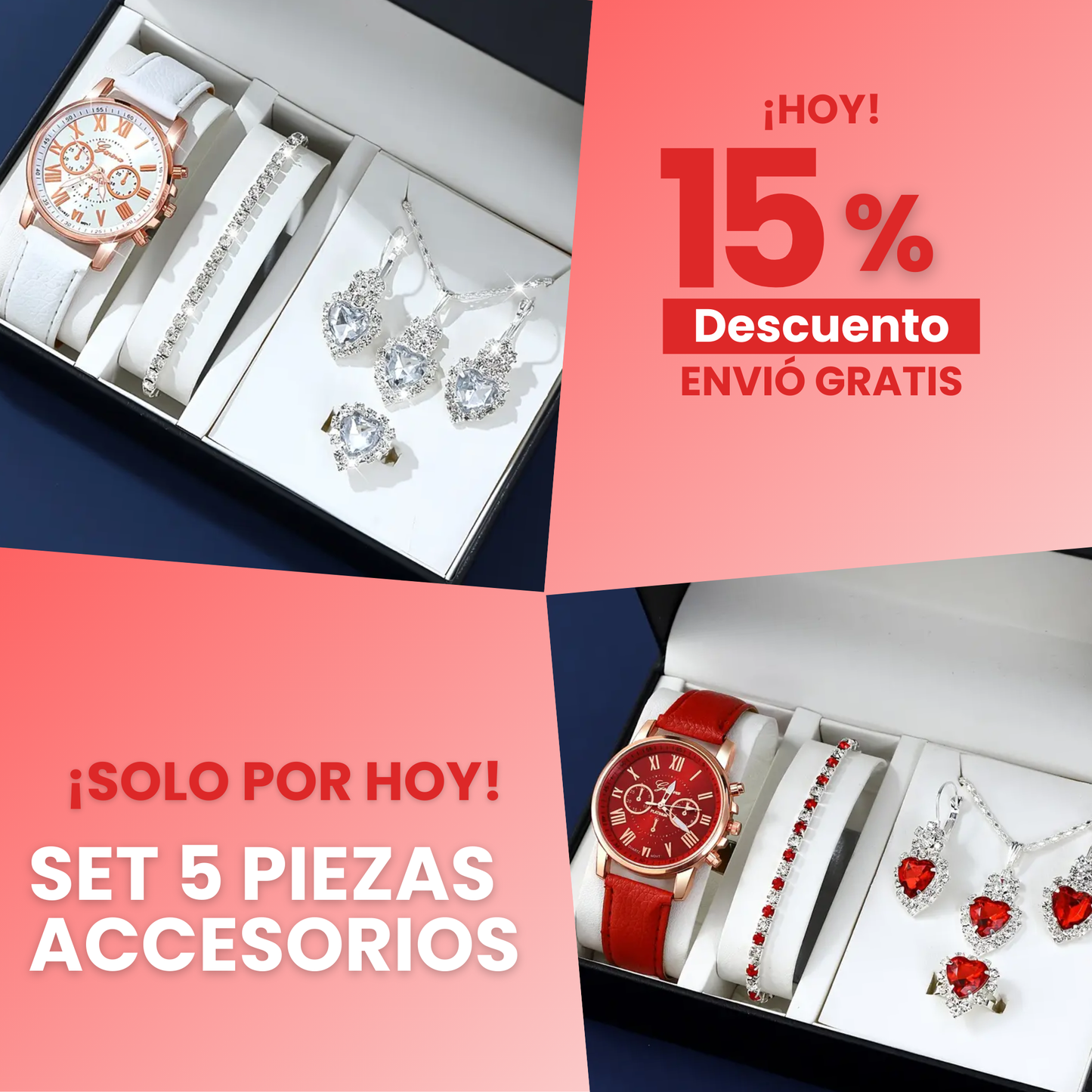 SET 5 PIEZAS ACCESORIOS