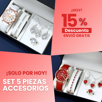 SET 5 PIEZAS ACCESORIOS