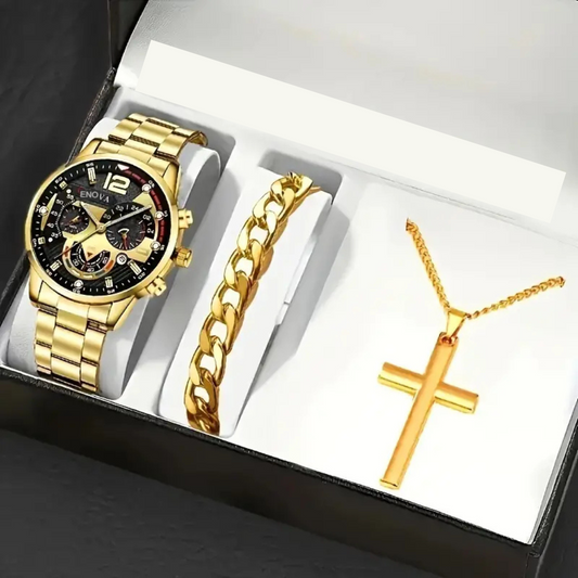 💓Reloj + Collar + Pulsera